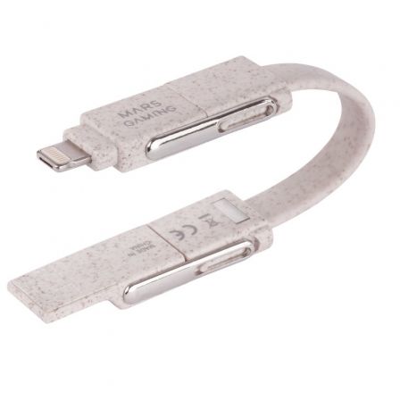 Mars Gaming MCA-ECO Pack 2 Cables USB 2.0 (Lightning, MicroUSB, USB-C, USB-A)